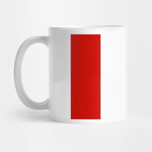 Fulham Retro Red and Black Halves Away 2008 Mug